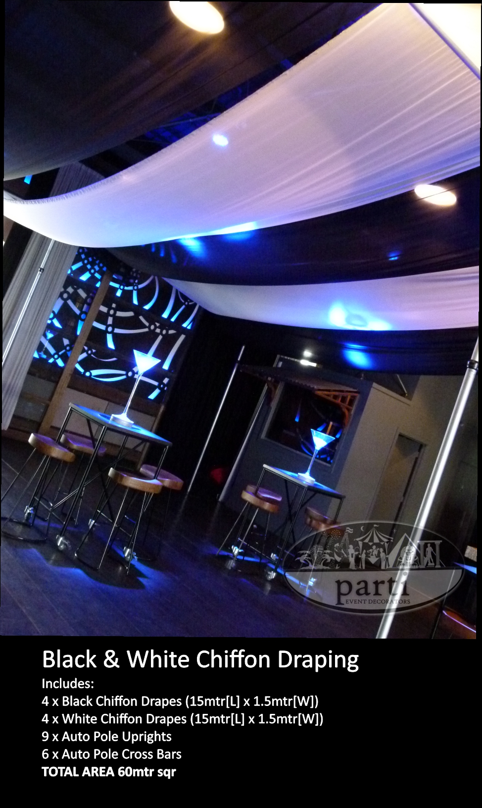 Melbourne Cup Draping by Parti Thme Event Decorators
